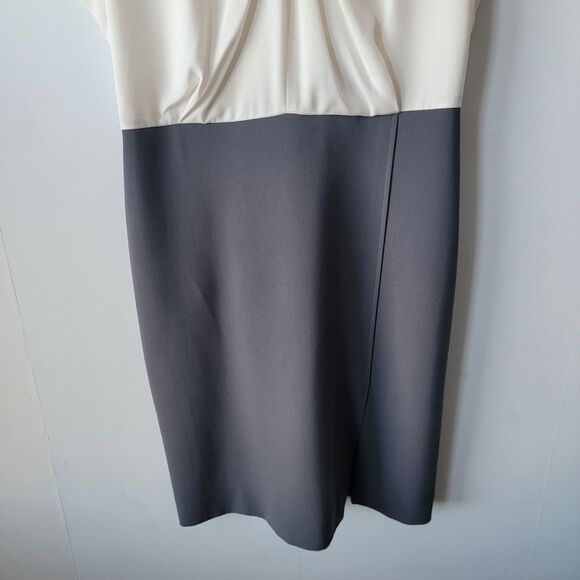 MM.lafleur women's The Adelaide Dress size 12 colorblock twist neck sleeveless - Picture 3 of 8